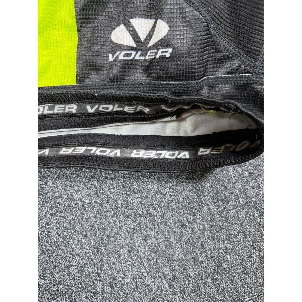 Voler Torino Mens Cycling Bib Shorts Medium Black Green  Made in USA